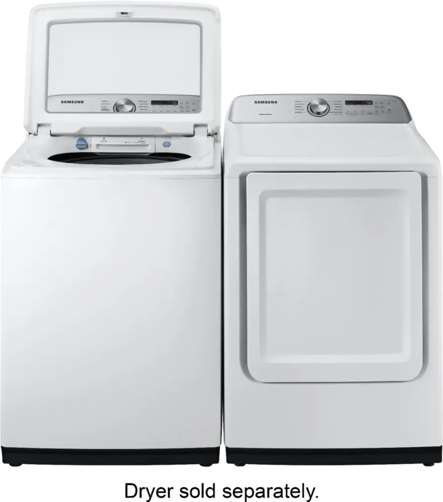 Alt View 25. Samsung - 5.0 Cu. Ft. High-Efficiency Top Load Washer with Active WaterJet - White.