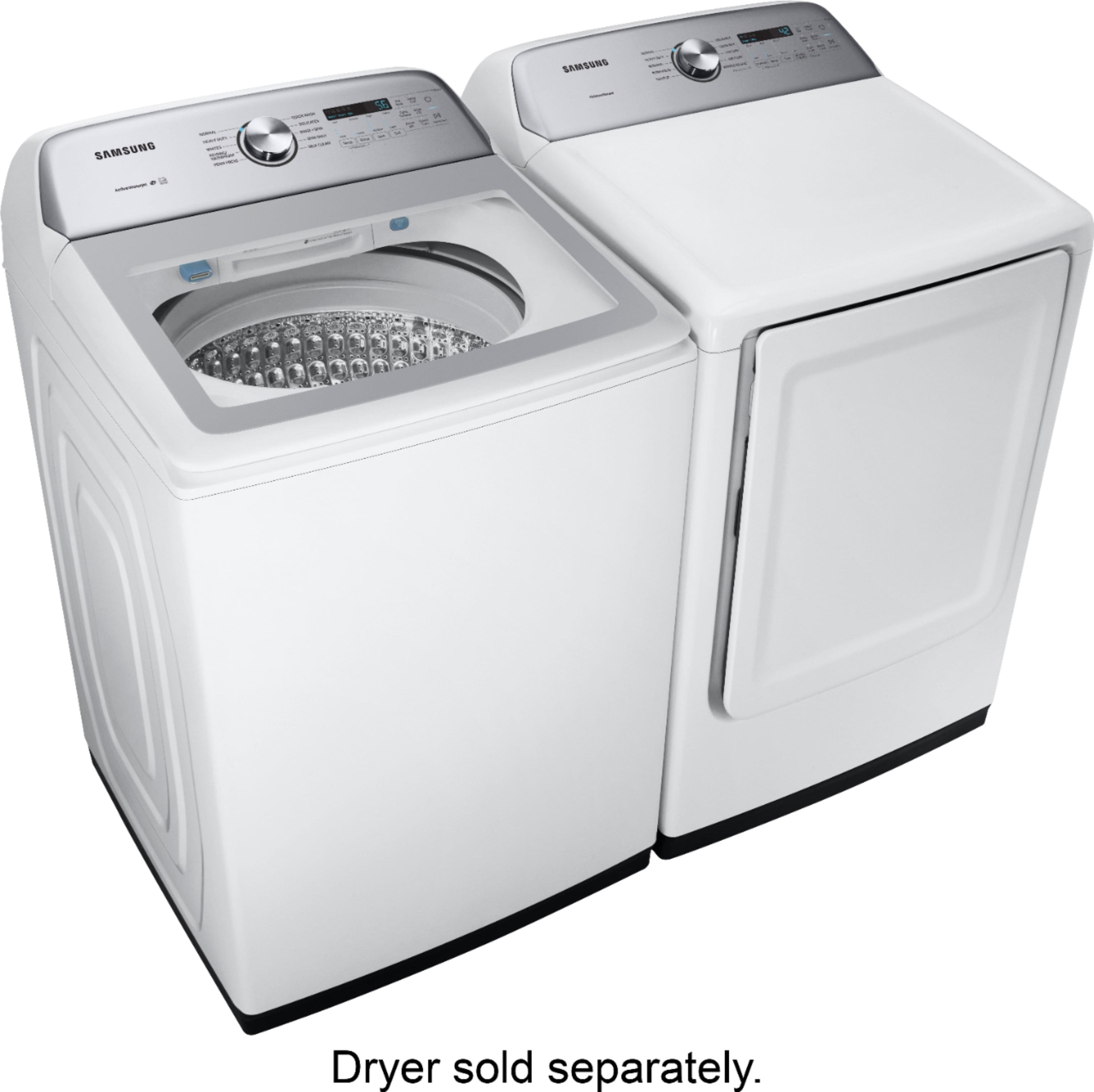 Alt View 26. Samsung - 5.0 Cu. Ft. High-Efficiency Top Load Washer with Active WaterJet - White.