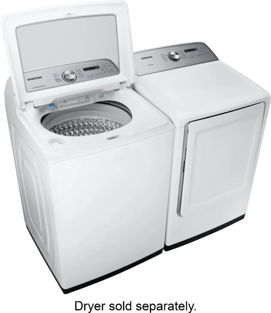 Alt View 27. Samsung - 5.0 Cu. Ft. High-Efficiency Top Load Washer with Active WaterJet - White.