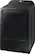 Left. Samsung - 7.4 Cu. Ft. Electric Dryer with Steam and Sensor Dry - Black Stainless Steel.