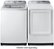 Alt View Zoom 28. Samsung - 7.4 Cu. Ft. Electric Dryer with 10 Cycles and Sensor Dry - White.