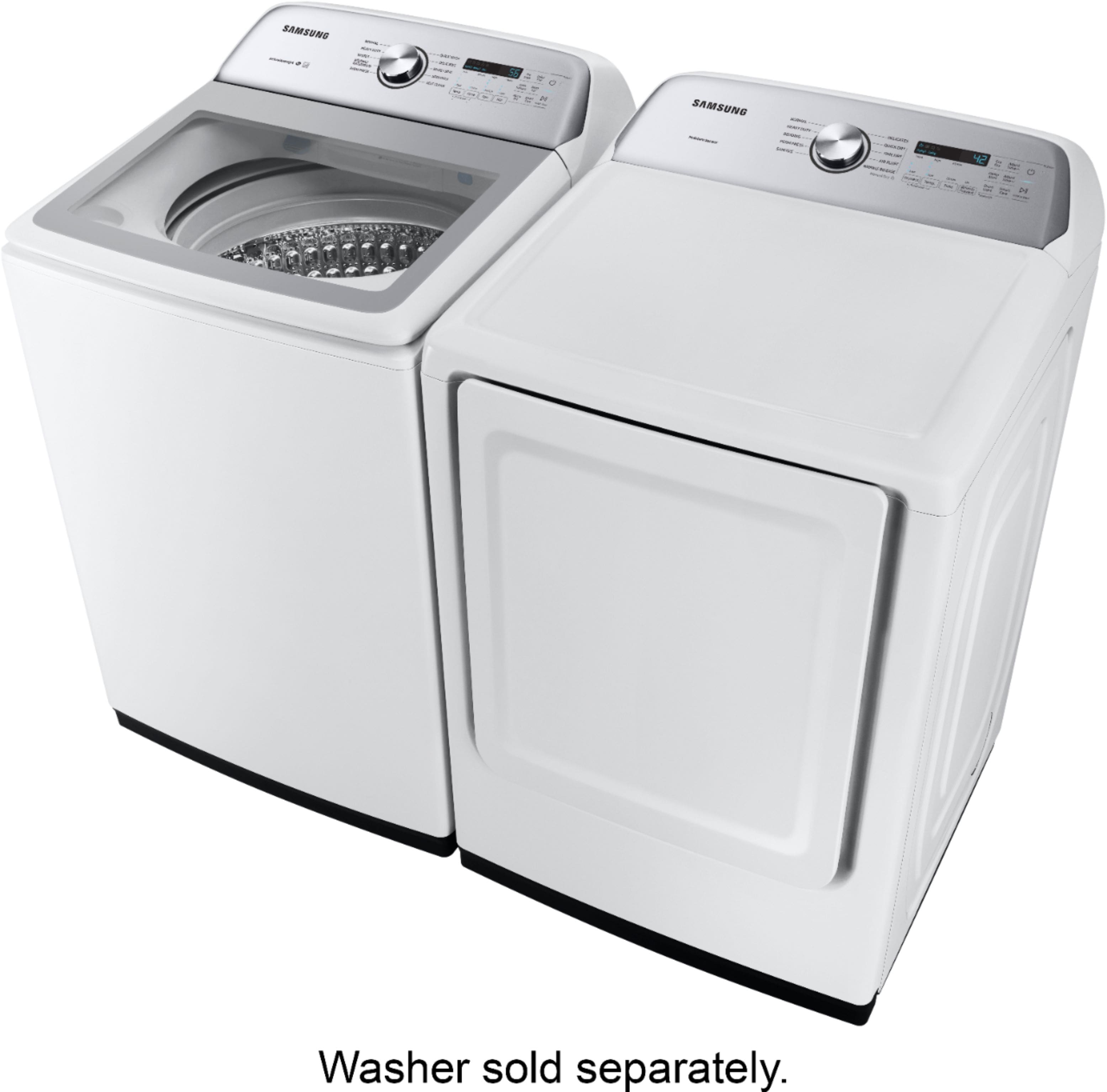 Washer sold separately.