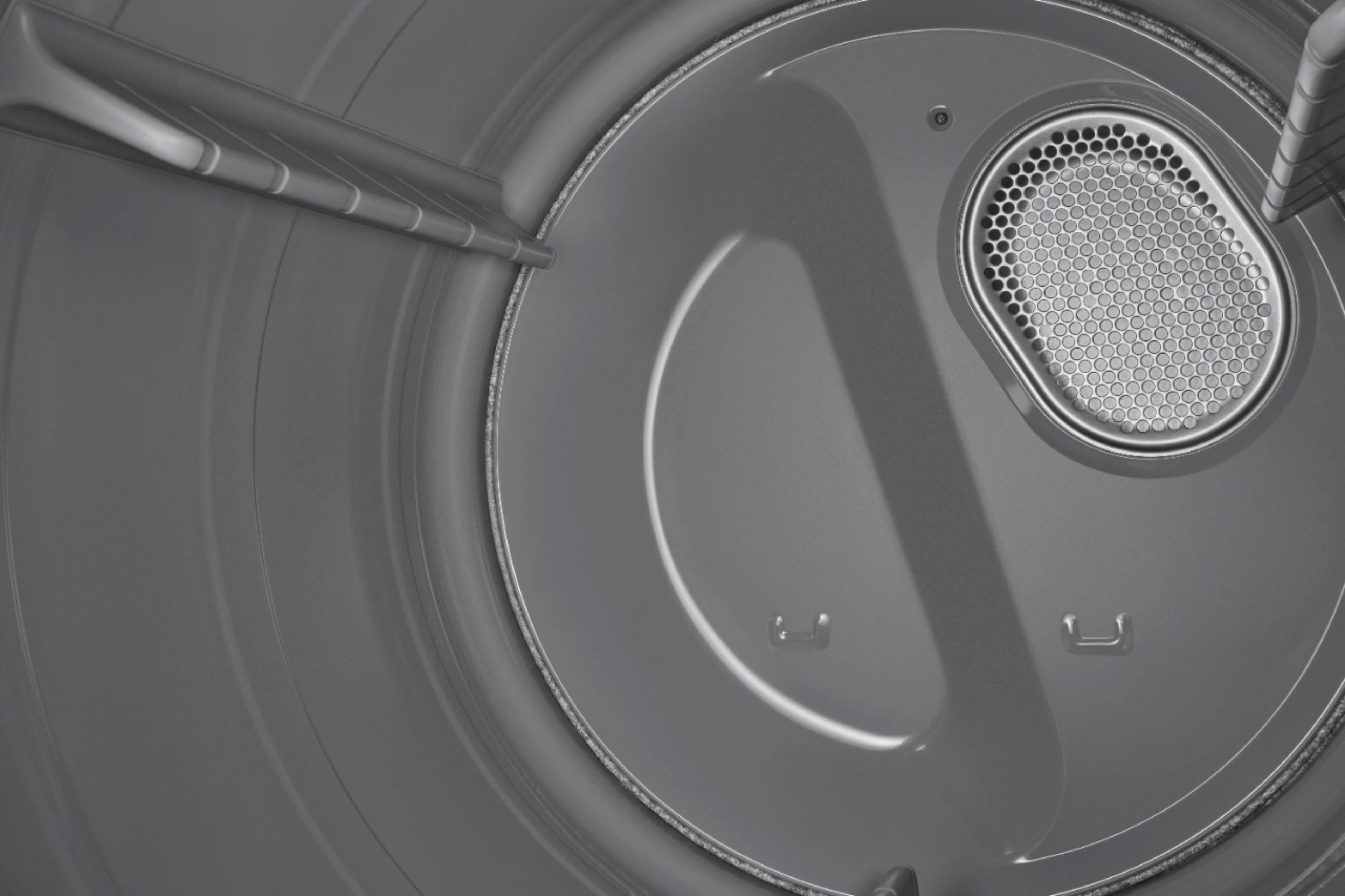 Alt View 3. Samsung - 7.4 Cu. Ft. Electric Dryer with Sensor Dry - White.