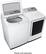 Alt View 25. Samsung - 7.4 Cu. Ft. Gas Dryer with Steam and Sensor Dry - White.