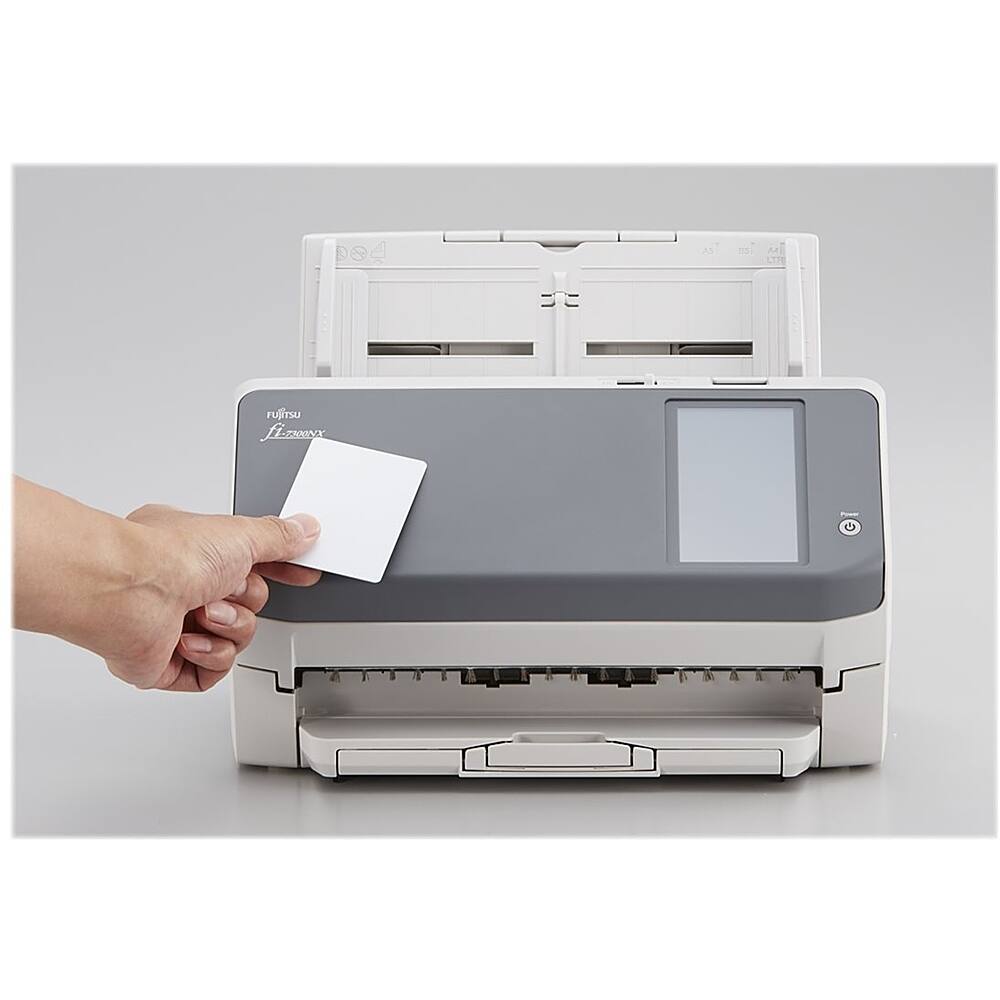 Alt View 15. Fujitsu - Fi 7300NX Wireless Document Duplex Scanner with Touchscreen - Gray/White.