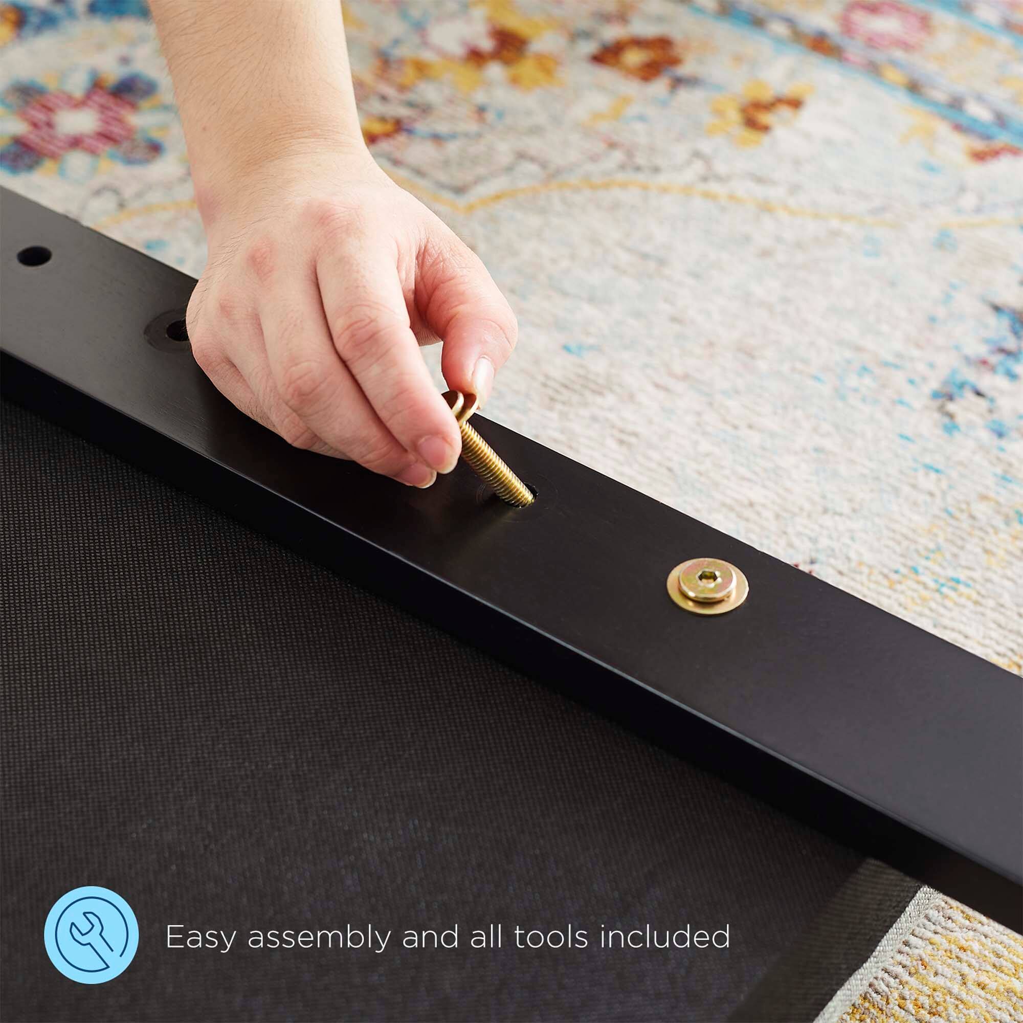 Easy assembly and all tools included