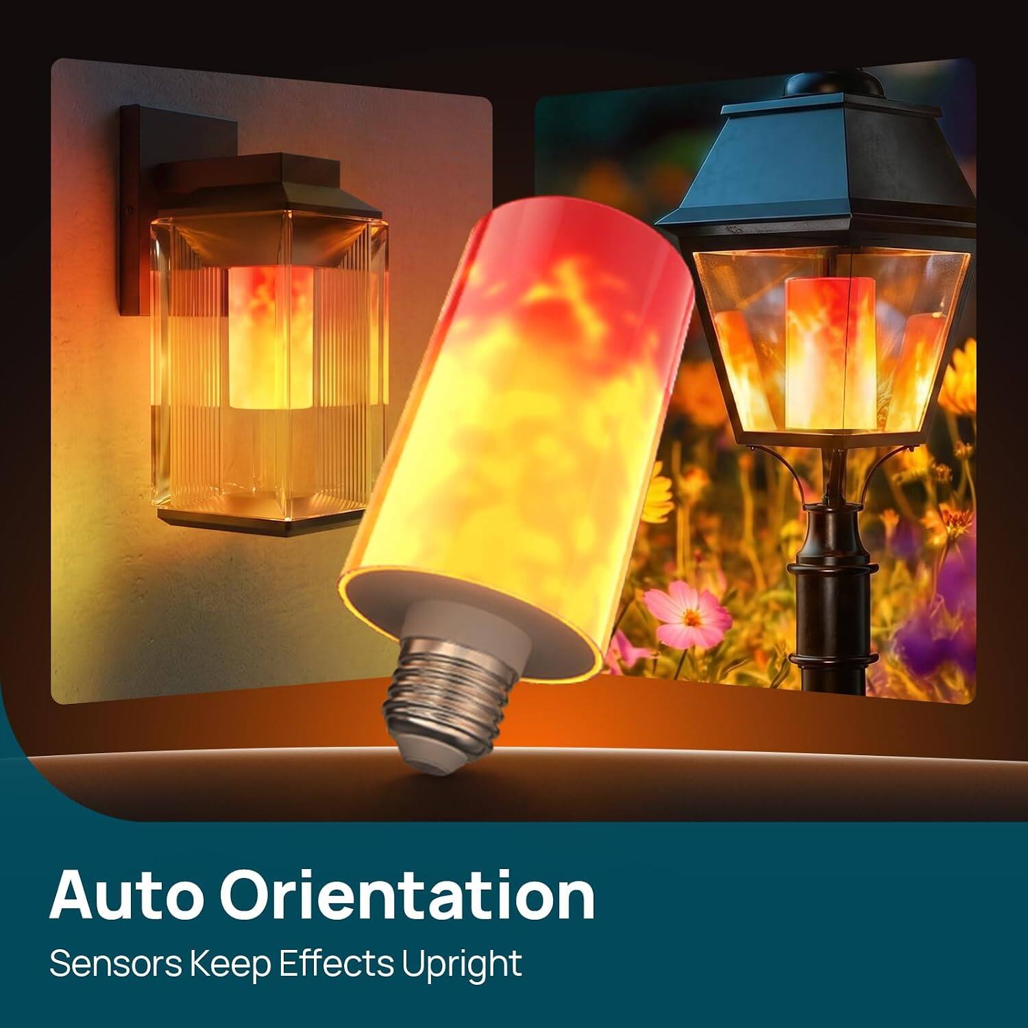 Auto Orientation  
Sensors Keep Effects Upright