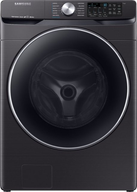 Samsung 4 5 Cu Ft 12 Cycle Front Loading Smart Wi Fi Washer With Steam Black Stainless Steel Wf45r6300av Us Best Buy,What To Wear At A Funeral Male