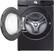 Alt View 4. Samsung - 4.5 Cu. Ft. High Efficiency Stackable Smart Front Load Washer with Steam and Super Speed - Black Stainless Steel.