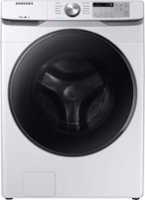 Samsung - 4.5 Cu. Ft. High-Efficiency Stackable Front Load Washer with Steam and Self Clean+ - White - Front_Zoom