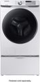 Alt View Zoom 1. Samsung - 4.5 cu. ft. High Efficiency Stackable Front Load Washer with Steam - White.