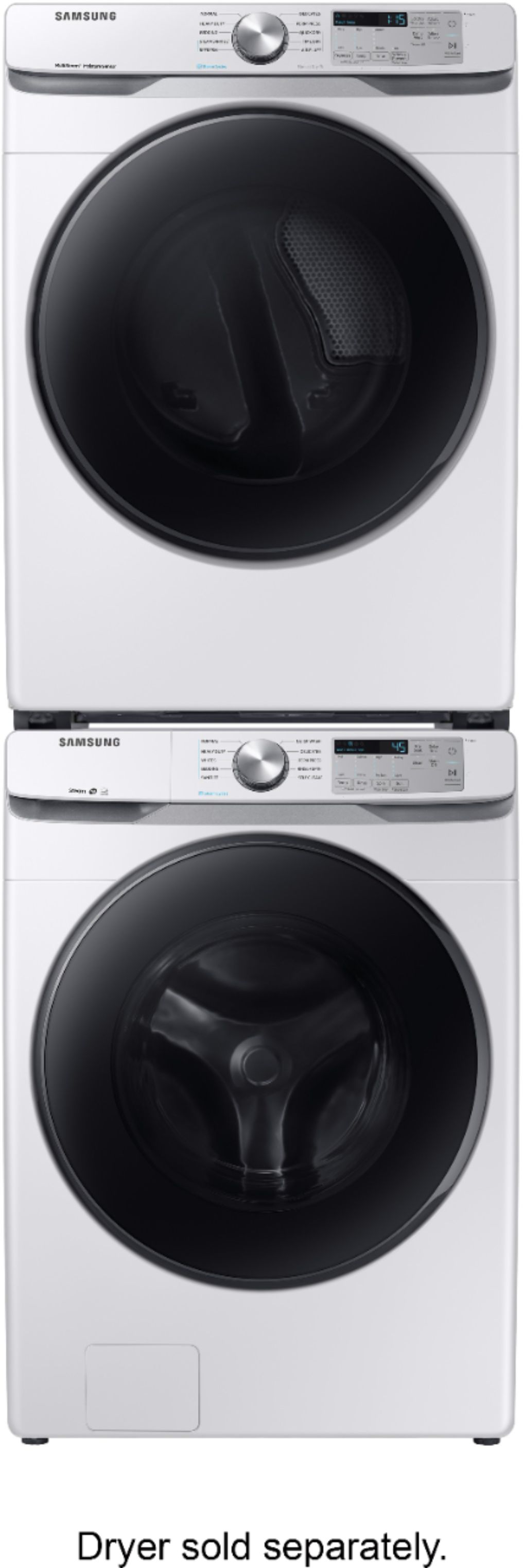 Samsung 4.5-cu ft High Efficiency Stackable Steam Cycle Smart