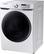 Left. Samsung - 4.5 Cu. Ft. High-Efficiency Stackable Front Load Washer with Steam and Self Clean+ - White.