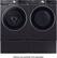 Alt View 22. Samsung - 7.5 Cu. Ft. Stackable Smart Gas Dryer with Steam and Sensor Dry - Black Stainless Steel.