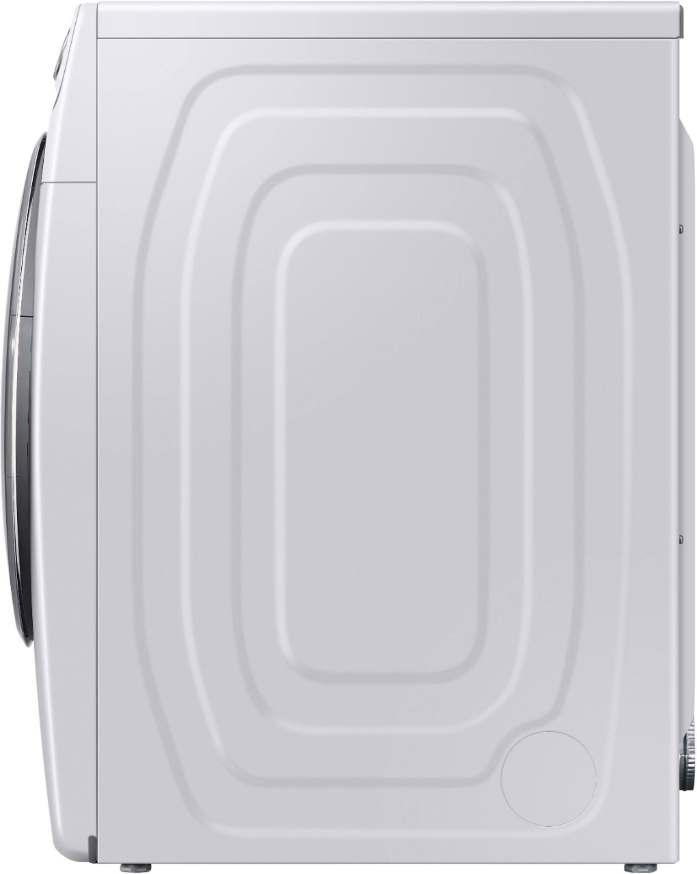 Alt View 12. Samsung - 7.5 Cu. Ft. Stackable Smart Gas Dryer with Steam and Sensor Dry - White.