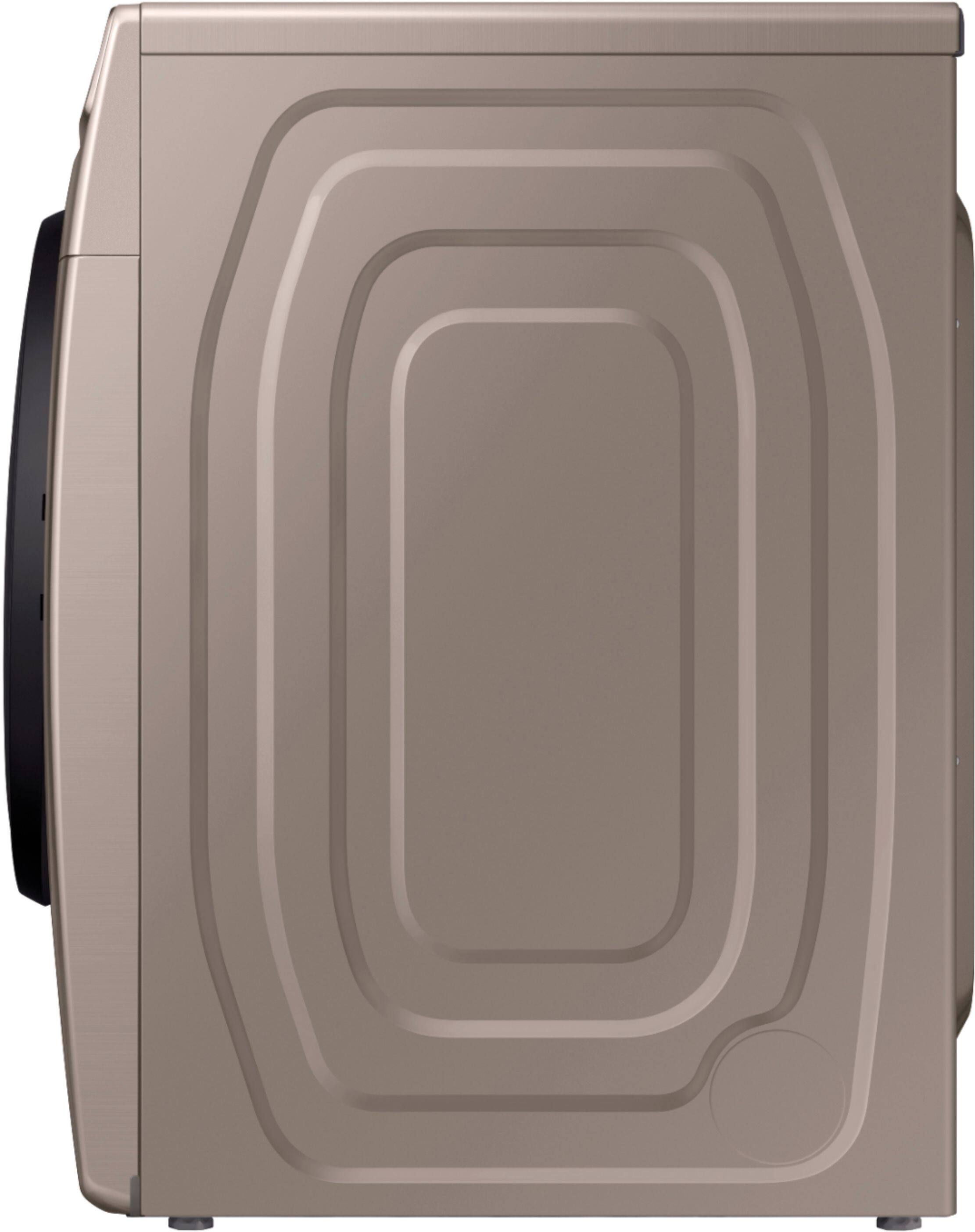 Alt View 12. Samsung - 7.5 Cu. Ft. Stackable Gas Dryer with Steam and Sensor Dry - Champagne.