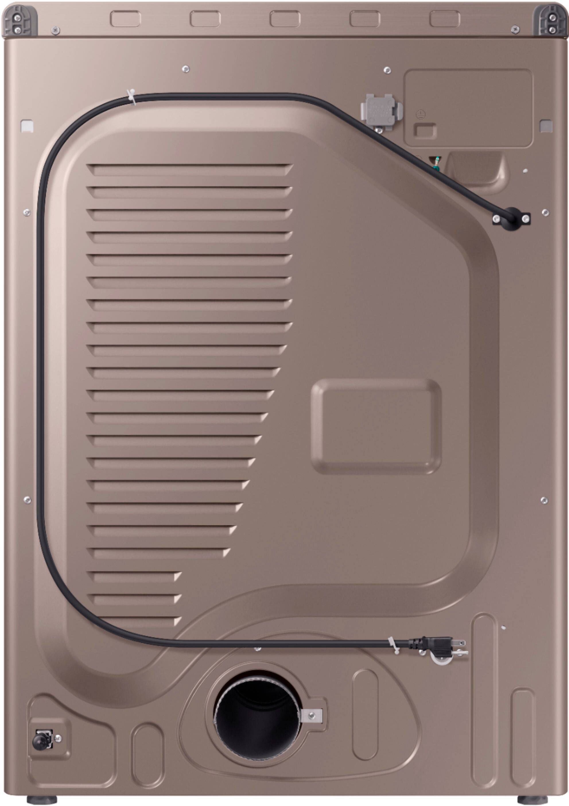 Alt View 16. Samsung - 7.5 Cu. Ft. Stackable Gas Dryer with Steam and Sensor Dry - Champagne.