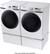 Alt View 22. Samsung - 7.5 Cu. Ft. Gas Dryer with Steam and FlexDry - White.