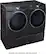 Alt View 21. Samsung - 7.5 Cu. Ft. Stackable Smart Electric Dryer with Steam and Sensor Dry - Black Stainless Steel.