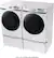 Alt View 22. Samsung - 7.5 Cu. Ft. Stackable Electric Dryer with Steam and Sensor Dry - White.