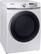 Angle. Samsung - 7.5 Cu. Ft. Stackable Smart Electric Dryer with Steam and Sensor Dry - White.