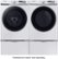 Alt View Zoom 21. Samsung - 7.5 Cu. Ft. Stackable Smart Electric Dryer with Steam and Sensor Dry - White.