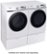 Alt View Zoom 23. Samsung - 7.5 Cu. Ft. Stackable Smart Electric Dryer with Steam and Sensor Dry - White.