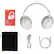 Alt View 20. MPOW - X4.0 Wireless Noise Cancelling Over-the-Ear Headphones - White.