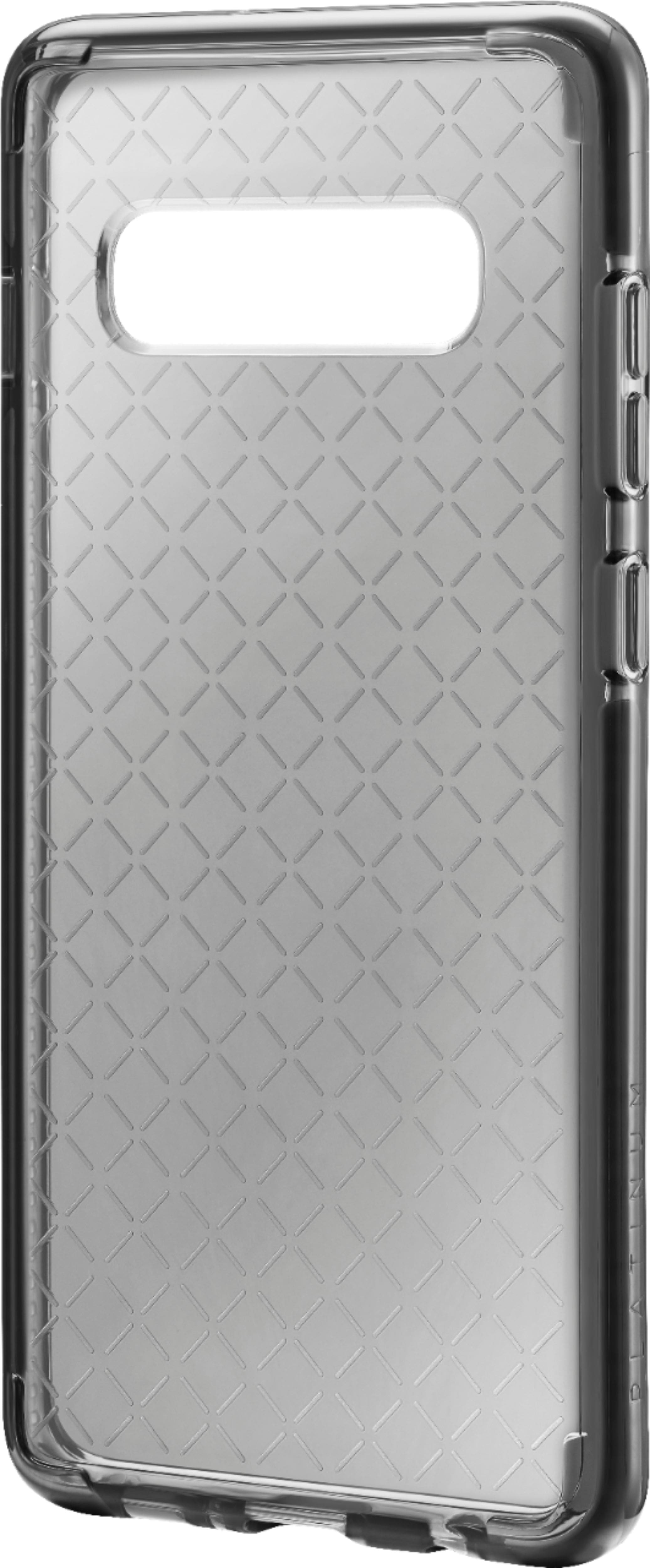 Front. Platinum™ - Protective Case for Samsung Galaxy S10+ - Transparent Black.