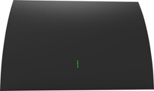 Mohu - Arc Pro Indoor Amplified HDTV Antenna 60-Mile Range - Black - Front_Zoom