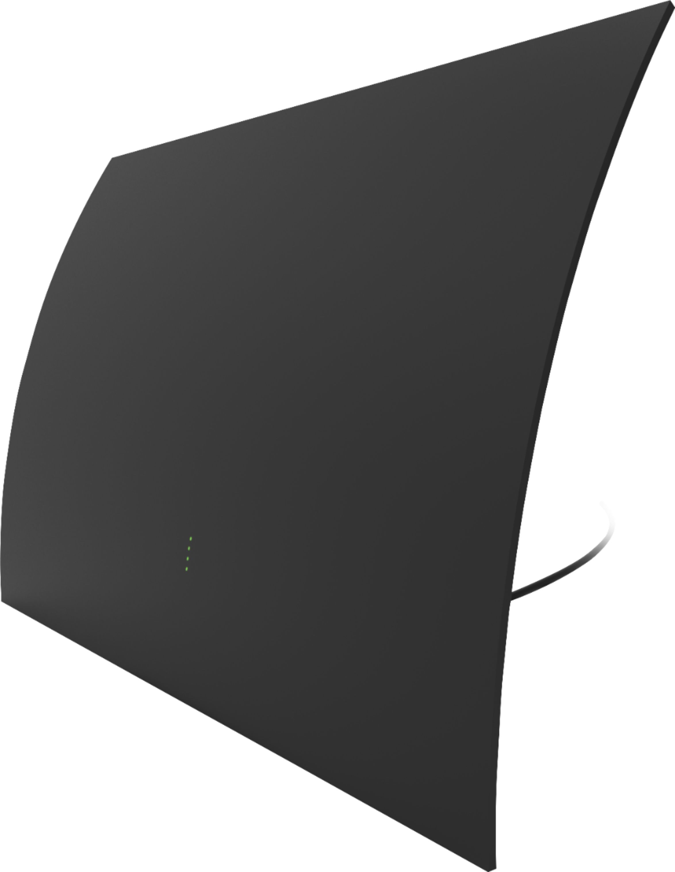 Left View: Mohu - Arc Pro Indoor Amplified HDTV Antenna 60-Mile Range - Black