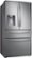 Angle Zoom. Samsung - 28  cu. ft. 4-Door French Door Smart Refrigerator with FlexZone Drawer - Stainless Steel.