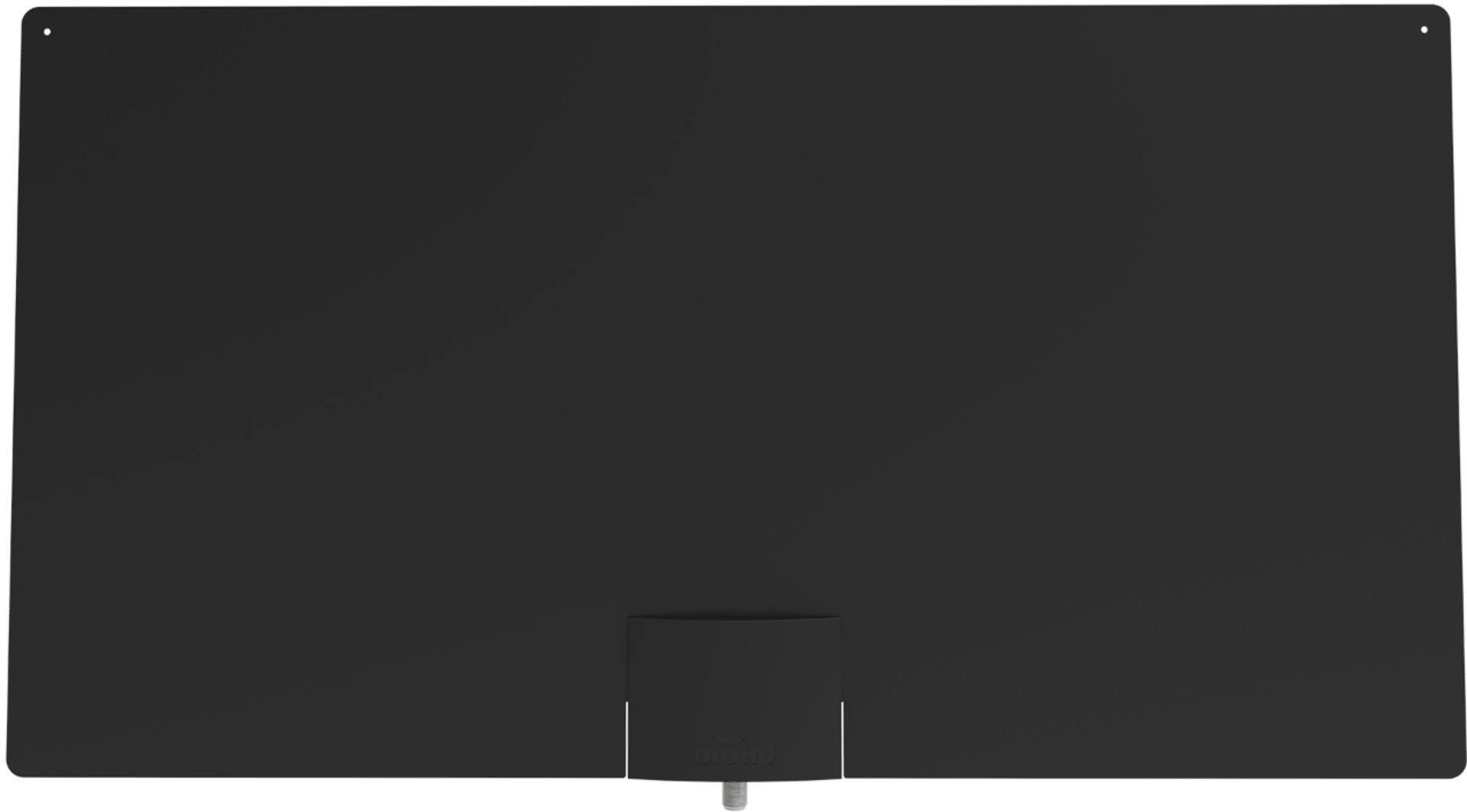 Alt View 14. Mohu - Leaf Supreme Pro Indoor Amplified HDTV Antenna 65-Mile Range - Black/White.