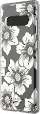 Front. kate spade new york - Protective Hardshell Case for Samsung Galaxy S10+ - Hollyhock Floral.