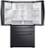 Alt View Zoom 2. Samsung - 28  cu. ft. 4-Door French Door Smart Refrigerator with FlexZone Drawer - Black Stainless Steel.