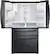 Alt View 2. Samsung - 28 cu. ft. 4-Door French Door Smart Refrigerator with FlexZone Drawer - Black Stainless Steel.