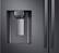 Alt View 4. Samsung - 28 cu. ft. 4-Door French Door Smart Refrigerator with FlexZone Drawer - Black Stainless Steel.