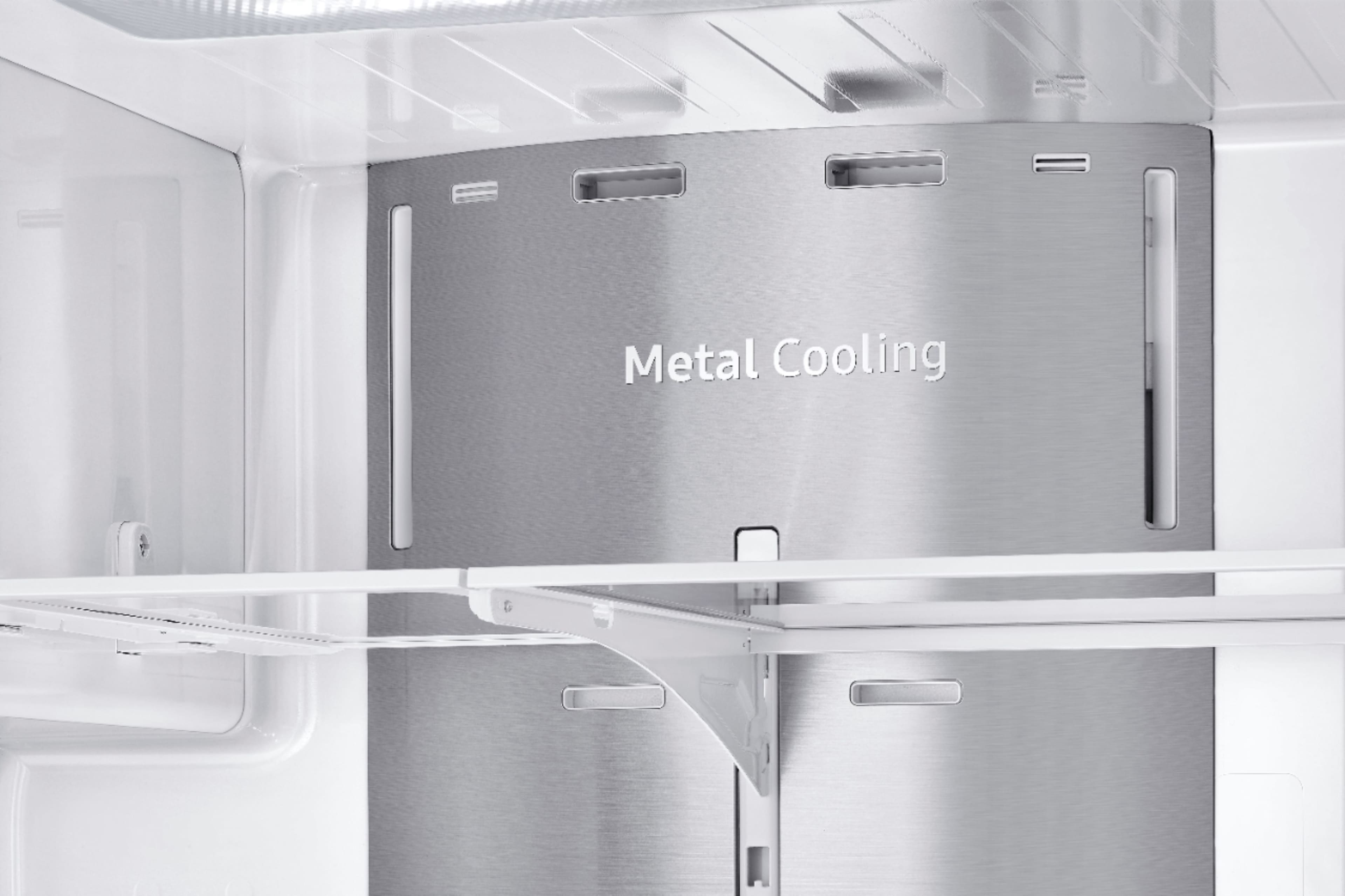 Alt View 26. Samsung - 27.8 cu. ft. 4-Door French Door Smart Refrigerator with Food Showcase - Stainless Steel.