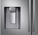 Alt View Zoom 4. Samsung - 27.8 cu. ft. 4-Door French Door Smart Refrigerator with Food Showcase - Stainless Steel.