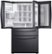 Alt View Zoom 2. Samsung - 27.8 cu. ft. 4-Door French Door Refrigerator with Food Showcase Fingerprint Resistant - Black stainless steel.