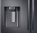 Alt View Zoom 4. Samsung - 27.8 cu. ft. 4-Door French Door Refrigerator with Food Showcase Fingerprint Resistant - Black stainless steel.