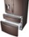 Alt View 3. Samsung - 27.8 Cu. Ft. 4-Door French Door Refrigerator with Food Showcase - Tuscan Stainless Steel.