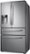 Left Zoom. Samsung - 22.6 cu. ft. 4-Door French Door Counter Depth Refrigerator with FlexZone Drawer - Stainless steel.