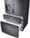 Alt View Zoom 18. Samsung - 22.4 cu. ft. 4-Door French Door Counter Depth Refrigerator with Food Showcase - Black stainless steel.