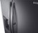Alt View Zoom 5. Samsung - 22.4 cu. ft. 4-Door French Door Counter Depth Refrigerator with Food Showcase - Black stainless steel.