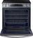 Alt View 12. Samsung - 5.8 Cu. Ft. Self-Cleaning Fingerprint Resistant Slide-In Electric Induction Convection Range - Black Stainless Steel.