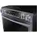 Alt View 14. Samsung - 5.8 Cu. Ft. Self-Cleaning Fingerprint Resistant Slide-In Electric Induction Convection Range - Black Stainless Steel.