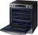 Alt View 16. Samsung - 5.8 Cu. Ft. Self-Cleaning Fingerprint Resistant Slide-In Electric Induction Convection Range - Black Stainless Steel.