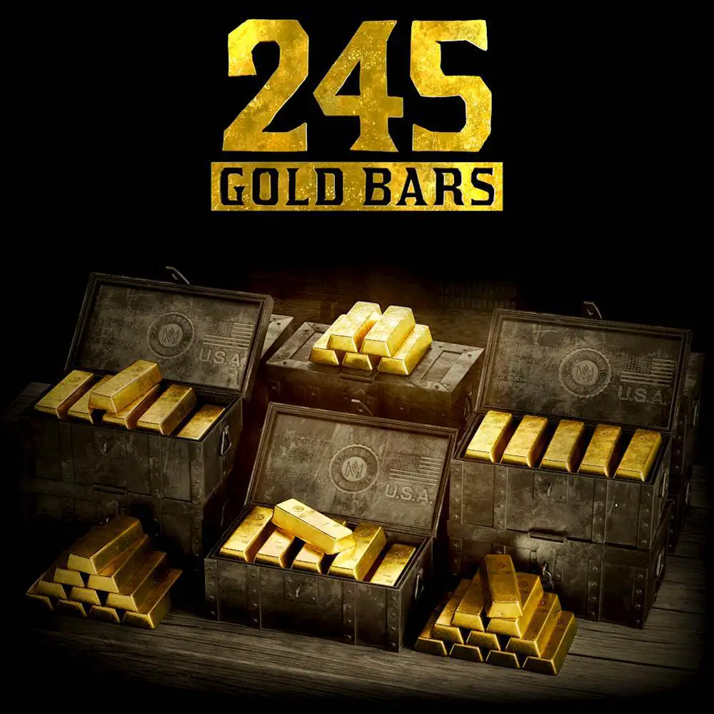 Front. Rockstar Games - Red Dead Redemption 2 245 Gold Bars.