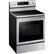 Angle. Samsung - 5.9 Cu. Ft. Self-Cleaning Freestanding Electric Convection Range - Stainless Steel.